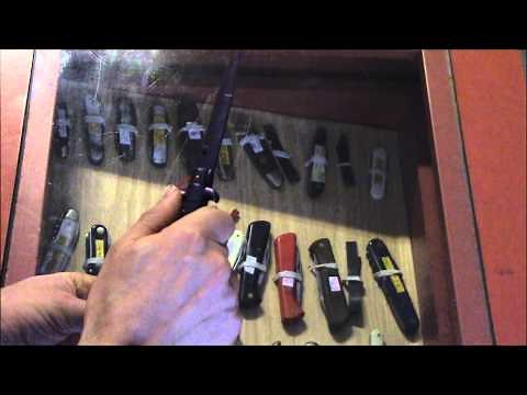 How to close italian stiletto automatic knives