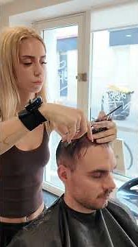 A Young Hairdresser Gives Me a NEW Hairstyle… 😳✂️ | ASMR
