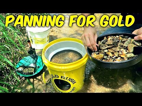 Gold Panning Kit - Gold Rush Nugget Bucket