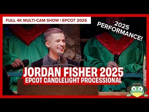 Jordan Fisher Returns to Narrate EPCOT Candlelight Processional 2025 | Full Performance