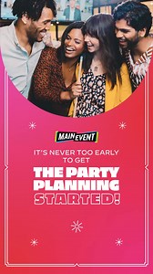 ‘Tis the season to save!  Book your party before September ends to score extended savings, like 20% off or a FREE upgrade. | Main Event | Facebook