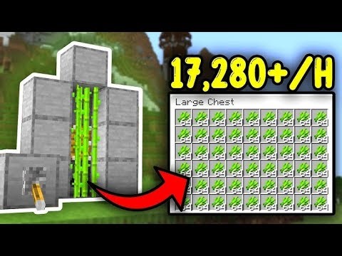 BEST NEW SUGARCANE Farm Minecraft Bedrock 1.21!