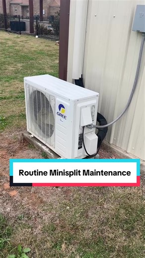 Mini-Split Maintenance 🧼 ❄️ #Hvac #Bigfoot #Minisplit #maintenance #clean