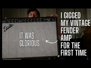 I gigged my 1965 Vintage Fender Pro Reverb for the First Time