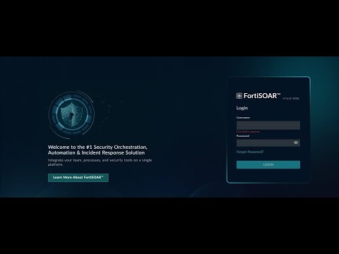 FortiSOAR | Walkthrough