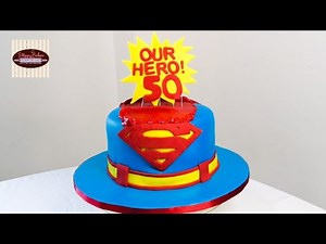 How to make a Superman Cake | A Decorating Tutorial