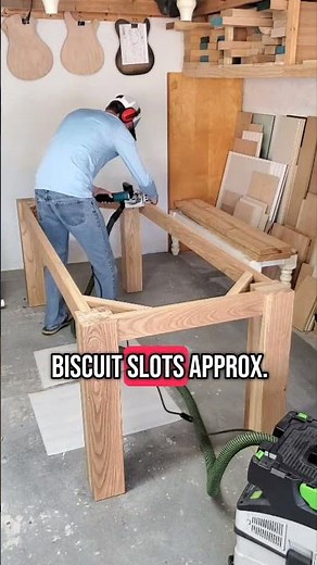 How-To Attach A Tabletop - Zclips + Biscuit Joiner