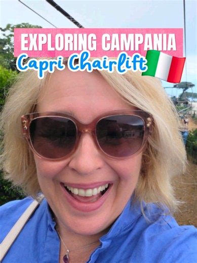 One of the best things to do on the island of Capri is to take the chairlift to the top of Mt. Solaro, the highest point if the island. . You do this for the journey itself, which is fun, but also for the view. . Today, we had a cloud that we later named dushe-cloud. We didn't see the view, but we still gad so much fun, we were inside the cloud! . Would you take the Chairlift in Capri on a cloudy day like this? - I'm glad we did! . #caprichairlift #capriisland #italyexperience #Anacapri #creator