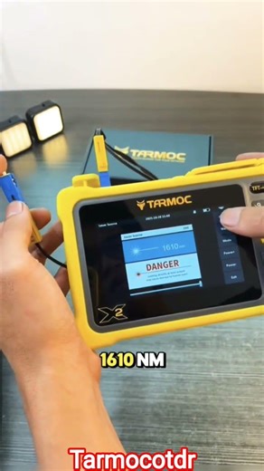 Tarmoc TFT-4000D-TS-OTDR | Fiber Optic Touch Screen OTDR 1310/1550nm #otdr #tarmoc #tarmocotdr