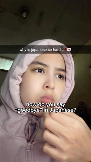 learning how to say “goodbye” in japanese with sakuraspeak | day 12 of nihongo maxxing 💀