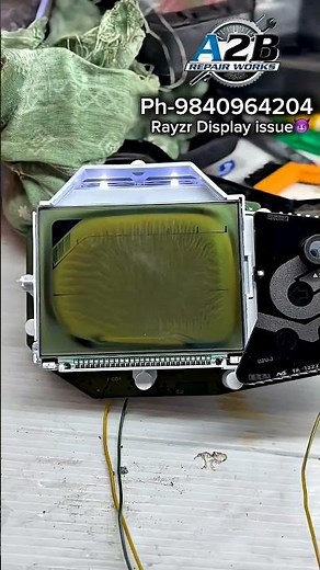 Yamaha RayZR Display Burned by Sun ☀️ | Fixed at A2B Repair Works 🔧