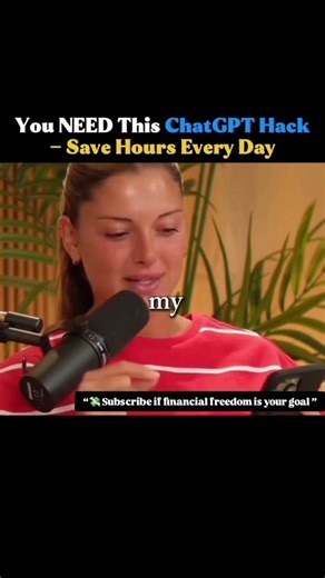 “The ChatGPT Hack That Turns It Into Your Brutal Mentor 😳”#shorts