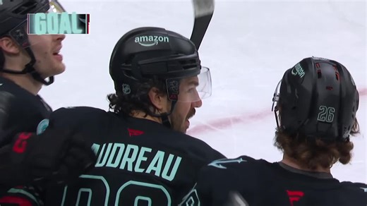 Gaudreau's first goal with Kraken