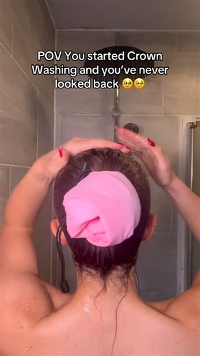 2.2K views · 12K reactions | Because who’s got time for a full hair wash every day anyway?  #crownwash #hairextensionhack #hairextensions #crownwashing | Crown Wash | Facebook