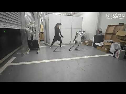 BridgeDP x Xsens: full-body Unitree robot teleoperation in action.