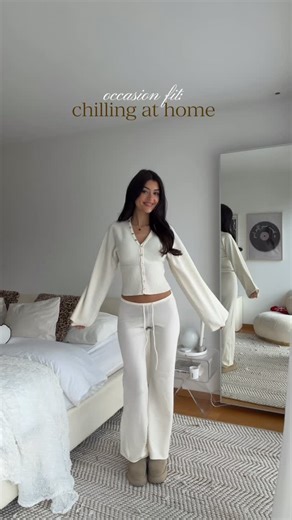 Ilayda Serifi | Cozy Lounge fits 🤎 hab euch paar süsse Loungewear Outfits zusammengestellt. Welches gefällt euch am besten? 🫶🏻 Kommentiere mit „LINK“ um... | Instagram