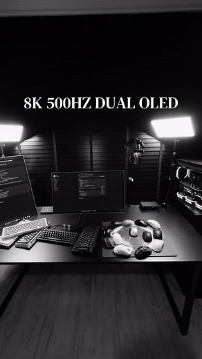 8K 500Hz Dual OLED Monitors: The Ultimate Setup?