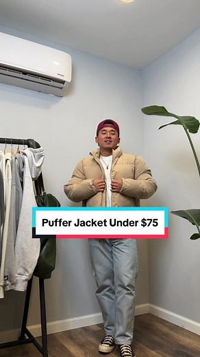 Amazon Essential Mock Neck Puffer - The puffer jacket trend isn’t going anywhere. I’d even argue it’s now bigger than ever! Lucky for us, I’ve found the PERFECT puffer jacket for the best price! Let me know if you’d cop this jacket! #pufferjacket #amazonessentials #falljackets #falloutfits