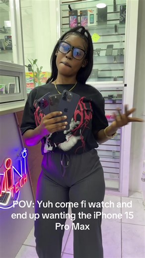 Upgrade time😮‍💨 iPhone 15 Pro Max Available Shop#4 Princeville Plaza, 95 Constant Spring Road