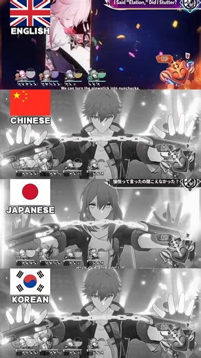 I think English Dub direction was at fault hereFor the love of god don't harrase the VAs for this 🗿it happens way too often with HSR