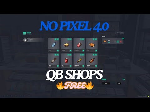 QBCore | No-Pixel 4.0 INSPIRED QB SHOPS *FREE* | FiveM RolePlay Scripts | FiveM Tutorial 2024