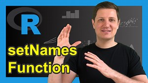 setNames vs. setnames in R (Example) | stats & data.table Package