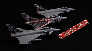 Revell 1/72 欧洲台风战斗机模型模型三开制作