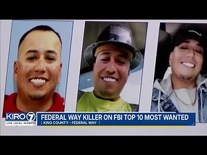 Federal Way double murder suspect named to FBI’s Ten Most Wanted Fugitives list