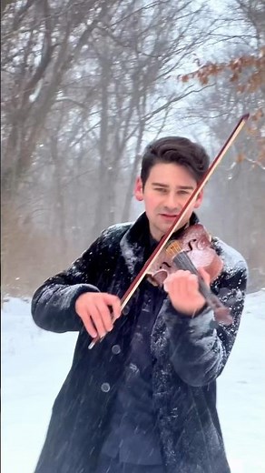 Bella Ciao in a Snowstorm ❄️🎻 | Fun Violin Short – David Bay Ciao