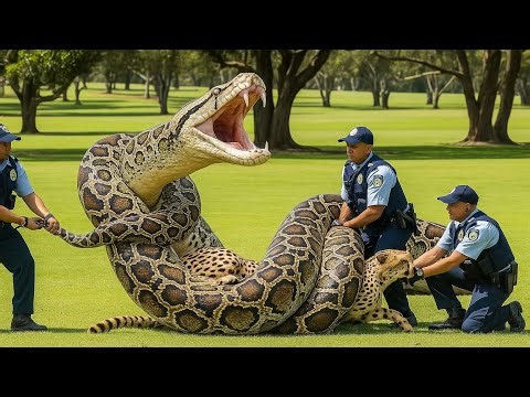 Brave Rescue Team Saves Cheetah from Giant Python | Emotional Animal Rescue