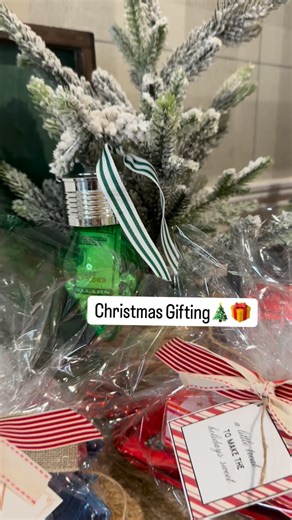 Kaycee Greer on Instagram: "The @dollartree has the perfect gifting containers! Filled with a few items they are great for Christmas gifting. I linked the items I put inside & gift tags. Follow along for more gift ideas🎄🎁 ❤️Comment Shop for a link to be sent to your DMs! Make sure to following @thegiftstagram to receive the link. #christmasgiftideas #giftingmadeeasy #giftideas"