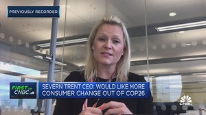 Severn Trent CEO wants to see 'more consumer change come out of COP26'