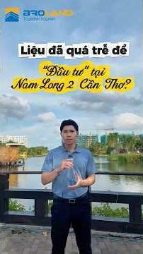 Bán Nhà Phố Đa Công Năng Mặt Tiền Đ.Trần Hoàng Na ở Nam Long 2 Cần Thơ.