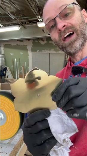 Polish Brass to a mirror shine!