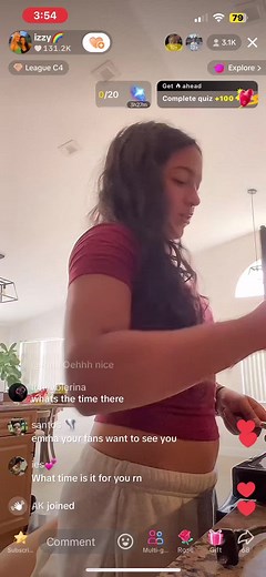 Izzy cooking pt 3 (last part) @em 🎀 @Izzy @izzy🌈 #fyp #wlw #fypツ #👩‍❤️‍💋‍👩