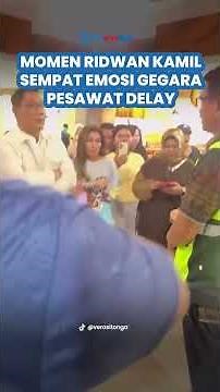 MOMEN Ridwan Kamil Sempat Emosi Gegara Pesawat yang Ditumpanginya Delay, Terkuak Kronologinya