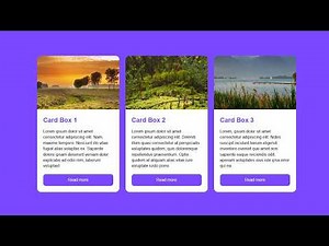 Responsive Card Design using HTML CSS | Card Hover Effect Tutorial for Beginners