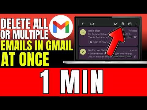 How To Delete All Or Multiple Emails In Gmail At Once (2026)