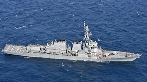 US Navy: 7 US sailors missing