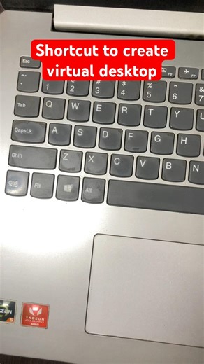 Windows shortcut to create virtual desktop