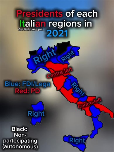 Italian Regional Presidents Analysis 2021-2026