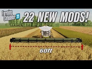 FS22 | 22 NEW MODS! | MONSTER 60ft HEADER! (Review) Farming Simulator 22 | PS5 | 24th January 2022.