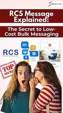 RCS Messaging Explained | Low cost bulk messages | RCS messages plan & pricing | RCS Bulk messages