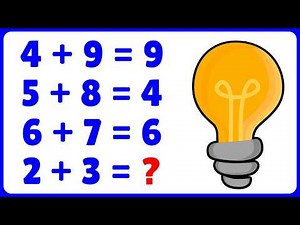 2 + 3 = ? Two + Three Is... Mathematical Logic Sequence | How to Solve It? Test Your Reasoning