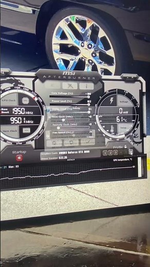 How to save overclock settings in MSI afterburner #shorts #pcsetup