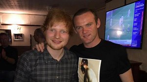 Watch! Ed Sheeran duets with Wayne Rooney