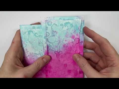 Create Fun Valentine's Day Projects with Mixed Media Backgrounds!