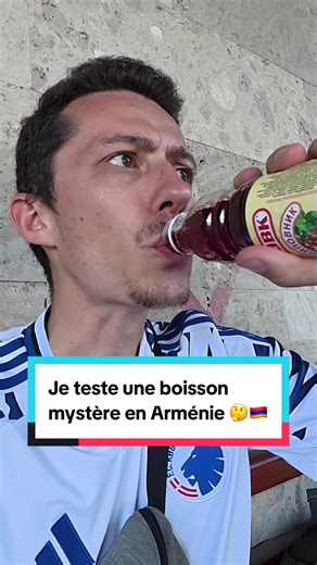 Je teste une boisson mystère en Arménie 🤔🇦🇲 #armenia #voyage #armenie #hayastan #degustation