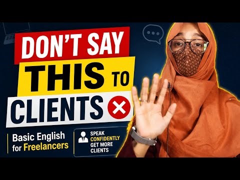 Basic English for Freelancers | How to Talk to Clients Professionally (Beginner Guide)