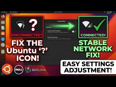 How to Fix the Ubuntu "Question Mark" WiFi Icon (Connectivity Check Fix)